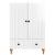 Bufet Alb foarte lucios 66 x 34,5 x 95 cm Lemn prelucrat GartenMobel Dekor