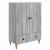 Bufet cu sertar Sonoma gri 66 x 34,5 x 95 cm Lemn prelucrat GartenMobel Dekor
