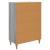Bufet cu sertar Sonoma gri 66 x 34,5 x 95 cm Lemn prelucrat GartenMobel Dekor