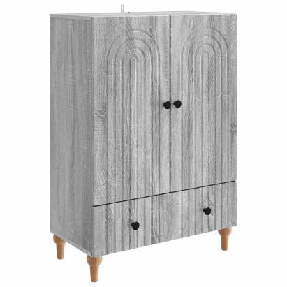 Bufet cu sertar Sonoma gri 66 x 34,5 x 95 cm Lemn prelucrat GartenMobel Dekor