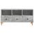 Cabinet TV Gri Beton 102 x 34,5 x 50 cm Lemn prelucrat GartenMobel Dekor