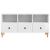 Cabinet TV Alb Lucios 102 x 34,5 x 50 cm Lemn prelucrat GartenMobel Dekor