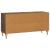 Cabinet TV Stejar Afumat 102 x 34,5 x 50 cm Lemn prelucrat GartenMobel Dekor