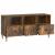 Cabinet TV Stejar Afumat 102 x 34,5 x 50 cm Lemn prelucrat GartenMobel Dekor