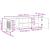 Cabinet TV Lemn vechi 150 x 31 x 50 cm Lemn prelucrat GartenMobel Dekor