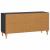 Cabinet TV Negru 102 x 34,5 x 50 cm Lemn prelucrat GartenMobel Dekor