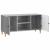 Cabinet TV Sonoma gri 102 x 34,5 x 50 cm Lemn prelucrat GartenMobel Dekor