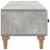 Cabinet TV Gri Beton 147 x 34,5 x 30 cm Lemn prelucrat GartenMobel Dekor