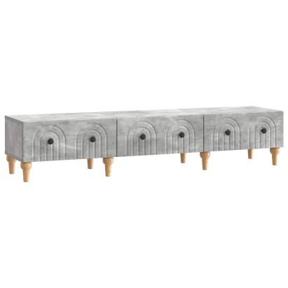Cabinet TV Gri Beton 147 x 34,5 x 30 cm Lemn prelucrat GartenMobel Dekor