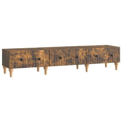 Cabinet TV Stejar fumuriu 147 x 34,5 x 30 cm Lemn prelucrat GartenMobel Dekor