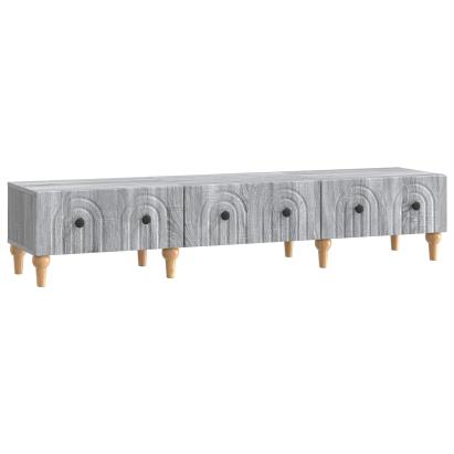 Cabinet TV Sonoma gri 147 x 34,5 x 30 cm Lemn prelucrat GartenMobel Dekor