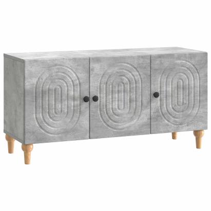 Cabinet TV Gri Beton 99 x 34,5 x 50 cm Lemn prelucrat GartenMobel Dekor
