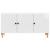 Cabinet TV Alb foarte lucios 99 x 34,5 x 50 cm Lemn prelucrat GartenMobel Dekor