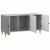 Cabinet TV Sonoma gri 99 x 34,5 x 50 cm Lemn prelucrat GartenMobel Dekor