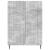 Bufet Gri Beton 66 x 34,5 x 92 cm Lemn prelucrat GartenMobel Dekor