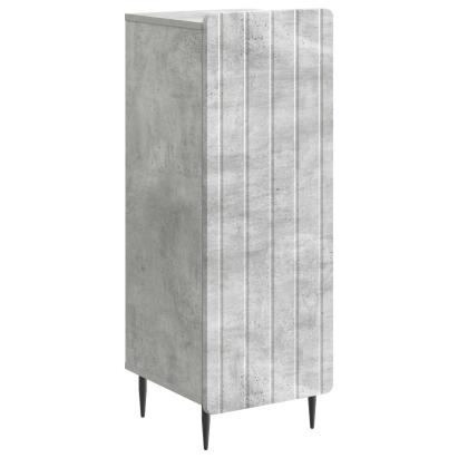 Bufet Gri Beton 34,5 x 33 x 92 cm Lemn prelucrat GartenMobel Dekor