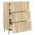 Dulap cu sertare Stejar Sonoma 66 x 34,5 x 92 cm Lemn prelucrat GartenMobel Dekor