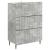 Dulap cu sertare Gri Beton 66 x 34,5 x 92 cm Lemn prelucrat GartenMobel Dekor