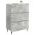 Dulap cu sertare Gri Beton 66 x 34,5 x 92 cm Lemn prelucrat GartenMobel Dekor