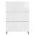 Dulap cu sertare Alb foarte lucios 66 x 34,5 x 92 cm GartenMobel Dekor