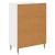 Dulap cu sertare Alb foarte lucios 66 x 34,5 x 92 cm GartenMobel Dekor