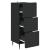 Dulap cu sertare Negru 33 x 34,5 x 92 cm Lemn prelucrat GartenMobel Dekor