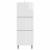 Dulap cu sertare Alb foarte lucios 33 x 34,5 x 92 cm GartenMobel Dekor