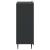 Bufet cu sertar Negru 66 x 34,5 x 91,5 cm Lemn prelucrat GartenMobel Dekor