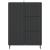 Bufet cu sertar Negru 66 x 34,5 x 91,5 cm Lemn prelucrat GartenMobel Dekor