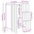 Bufet Stejar Sonoma 66 x 34,5 x 91,5 cm Lemn prelucrat GartenMobel Dekor