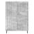Bufet cu sertar Gri Beton 66 x 34,5 x 91,5 cm Lemn prelucrat GartenMobel Dekor