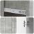 Bufet cu sertar Gri Beton 66 x 34,5 x 91,5 cm Lemn prelucrat GartenMobel Dekor