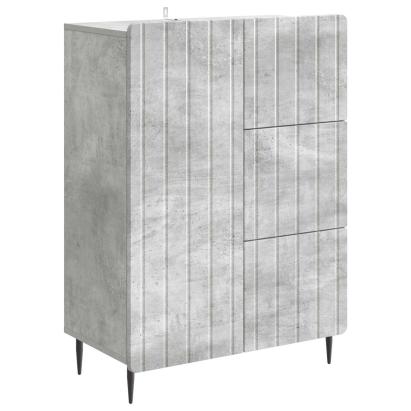 Bufet cu sertar Gri Beton 66 x 34,5 x 91,5 cm Lemn prelucrat GartenMobel Dekor