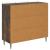 Bufet Stejar fumuriu 89 x 34,5 x 82 cm Lemn prelucrat GartenMobel Dekor