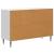 Bufet Alb foarte lucios 89 x 34,5 x 62 cm Lemn prelucrat GartenMobel Dekor