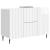 Bufet Alb foarte lucios 89 x 34,5 x 62 cm Lemn prelucrat GartenMobel Dekor