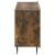 Bufet cu sertar Stejar fumuriu 89 x 34,5 x 62 cm Lemn prelucrat GartenMobel Dekor