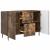 Bufet cu sertar Stejar fumuriu 89 x 34,5 x 62 cm Lemn prelucrat GartenMobel Dekor