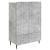 Bufet cu sertar Gri Beton 66 x 34,5 x 97 cm Lemn prelucrat GartenMobel Dekor