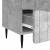 Bufet cu sertar Gri Beton 66 x 34,5 x 97 cm Lemn prelucrat GartenMobel Dekor