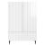 Bufet Alb foarte lucios 66 x 34,5 x 97 cm Lemn prelucrat GartenMobel Dekor