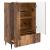 Bufet cu sertar Lemn vechi 66 x 34,5 x 97 cm Lemn prelucrat GartenMobel Dekor