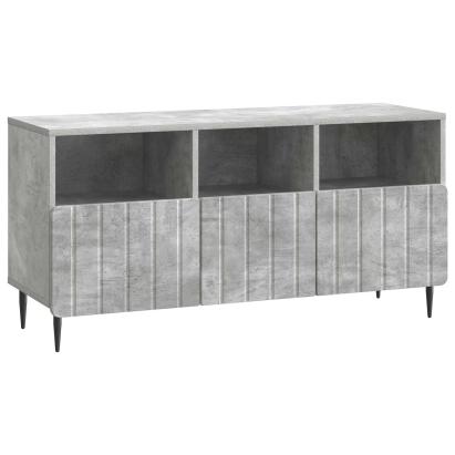 Cabinet TV Gri Beton 102 x 34,5 x 50 cm Lemn prelucrat GartenMobel Dekor