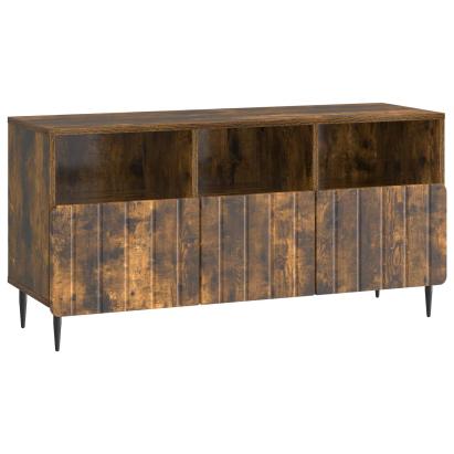 Cabinet TV Stejar fumuriu 102 x 34,5 x 50 cm Lemn prelucrat GartenMobel Dekor