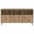 Cabinet TV Stejar Artizanal 102 x 34,5 x 50 cm Lemn prelucrat GartenMobel Dekor