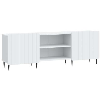 Cabinet TV Alb 150 x 31 x 52 cm Lemn prelucrat GartenMobel Dekor