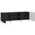 Cabinet TV Negru 150 x 31 x 52 cm Lemn prelucrat GartenMobel Dekor