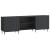 Cabinet TV Negru 150 x 31 x 52 cm Lemn prelucrat GartenMobel Dekor