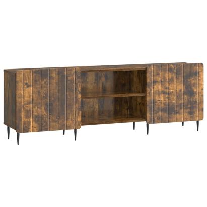 Cabinet TV Stejar fumuriu 150 x 31 x 52 cm Lemn prelucrat GartenMobel Dekor