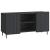 Cabinet TV Negru 102 x 34,5 x 52 cm Lemn prelucrat GartenMobel Dekor